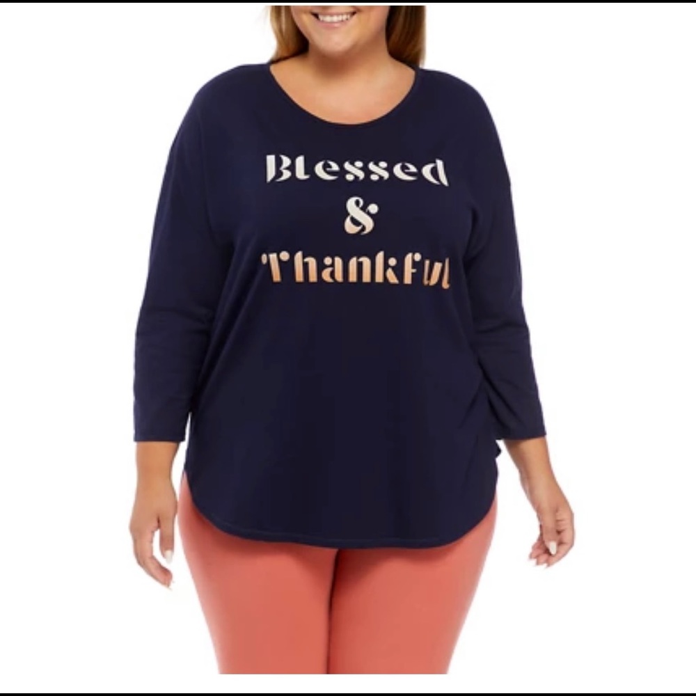 Blessed & Thankful Graphic T-Shirt
